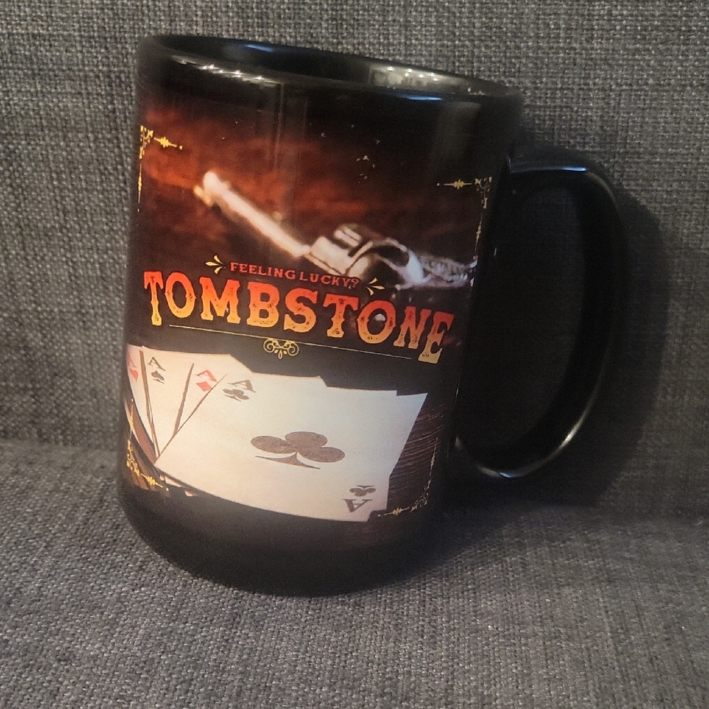Black Tombstone Mug